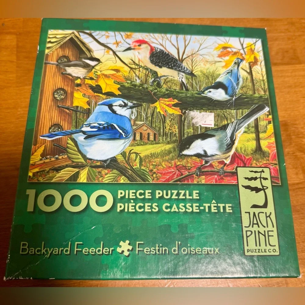 Backyard Feeder 1000 Piece Puzzle
